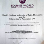 KNURE has joined the EduNet World Association